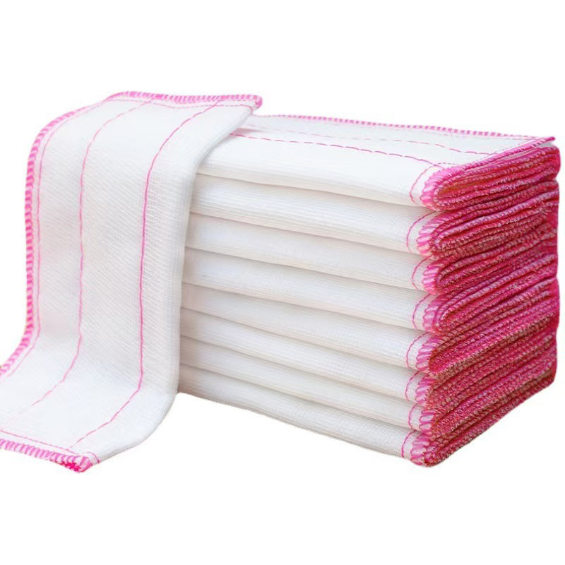 棉纱洗碗布百洁布抹布 30*30 块高清大图