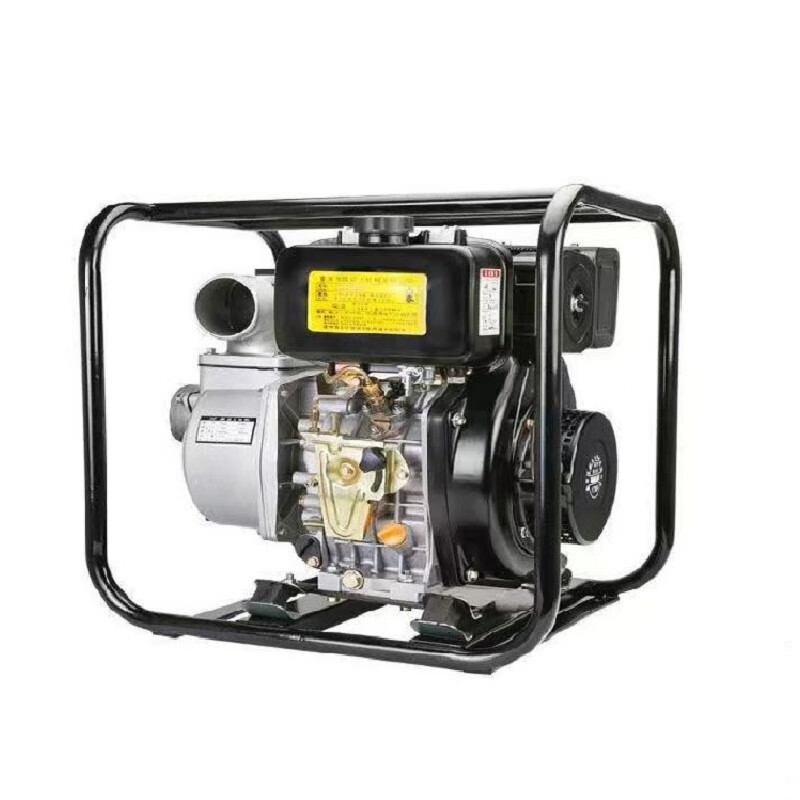重虎户外应急排水消防髙压扬程自吸泵大流量功率 6.3KW 柴油机4寸抽水泵