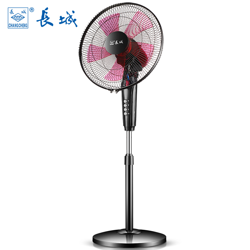 长城changcheng电风扇机械落地扇炫酷五叶风扇摇头电扇经典机械款视频
