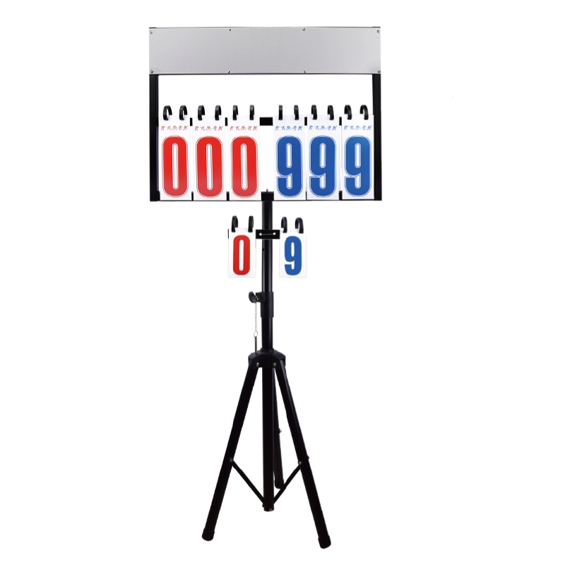 闪电客六位数篮球记分牌四位计分牌乒乓球比分翻分牌足球比赛计分器4