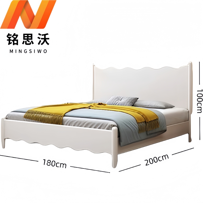 铭思沃实木床180*200*100cm张高清大图