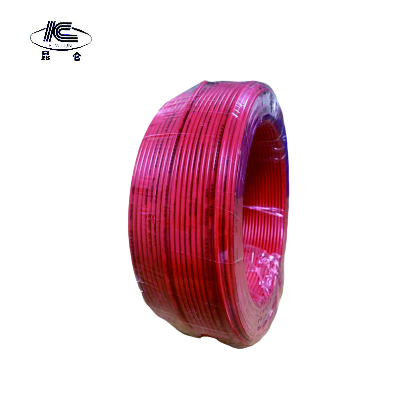 昆仑 电线450/750v ZR-BV4平方 红 /卷高清大图