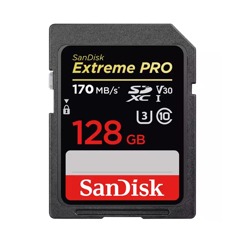 闪迪(Sandisk)128GB 至尊超高速SD卡读170MB/s写90MB/s相机内存卡存储卡V30 制V30 C10