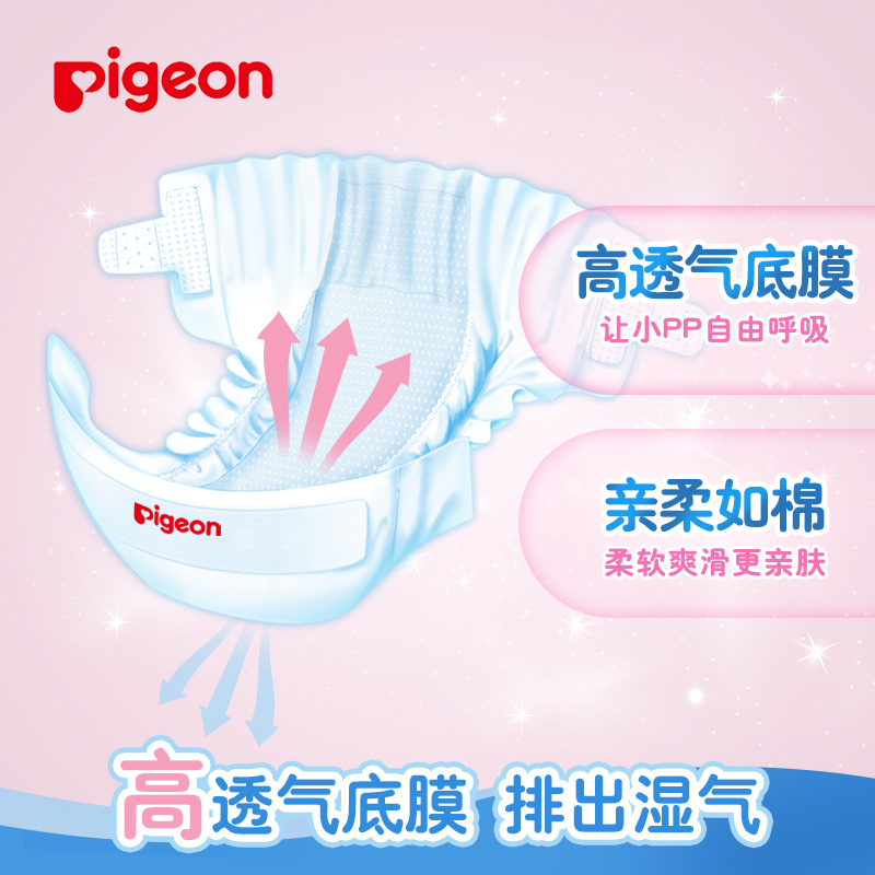 贝亲婴纸尿裤(PH弱酸性) M号-160片 MA89