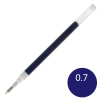 斑马(ZEBRA) JF-0.7 笔芯考试学生用按动中性笔替芯适用JJ15水笔芯0.7mm 10支/盒 蓝色
