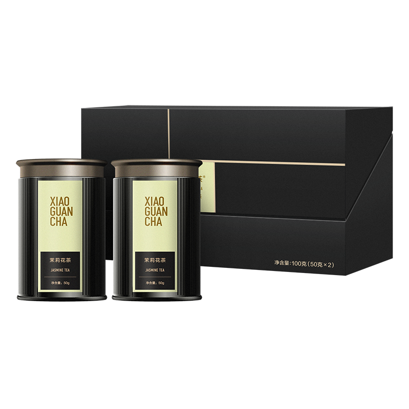 小罐茶多泡装 特级茉莉花茶叶礼盒装 茉莉花茶50g