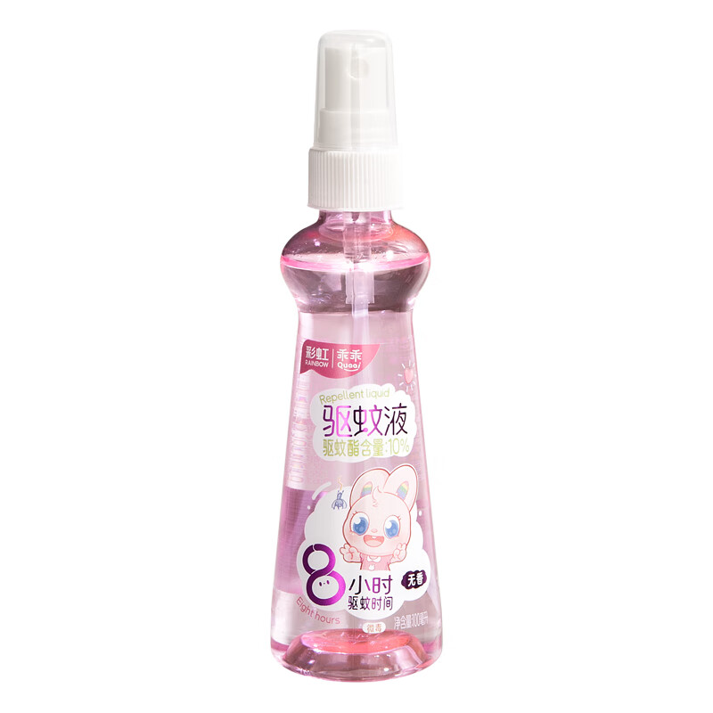 彩虹 乖乖驱蚊液(100ml)无香5006C-2/栀子花香5006M-2/白桃香5006L-2/ 随机发高清大图