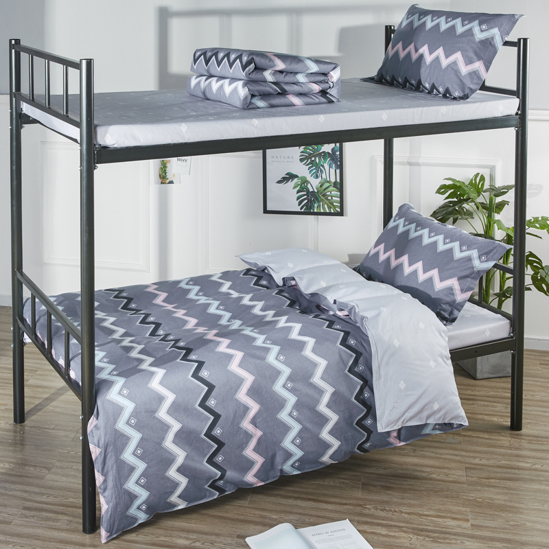 美帮汇大学宿舍单人床三件套全棉床单学生六件套铺盖套女生寝室被子 男 魅力绽放 学生三件套（被套+床单+枕套）