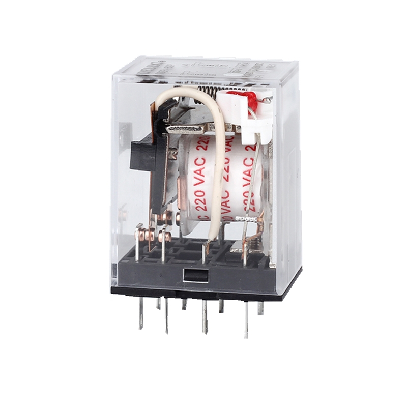 德力西小型中间继电器 CDZ9L-54P带灯14只脚 AC220V