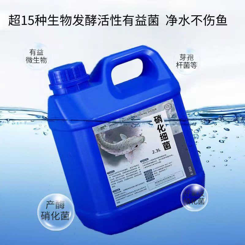 鱼缸硝化细菌硝化菌养鱼用品水族净水剂活菌水质稳定菌王分解活性图片