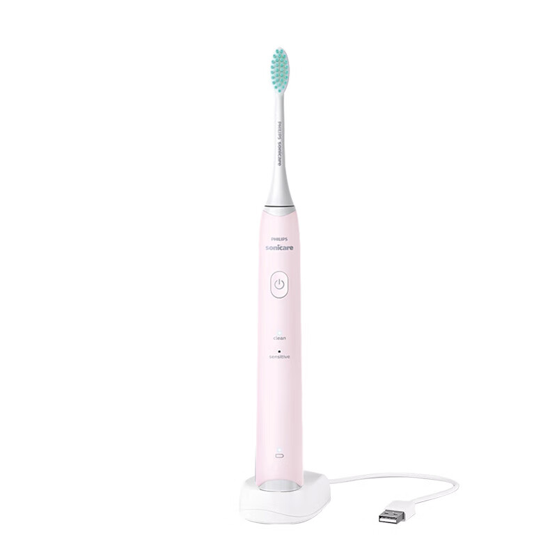 飞利浦(PHILIPS) HX2421/04 电动牙刷 声波震动成人软毛情侣款充电式