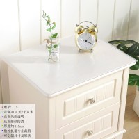 床头柜垫子防水防烫防油免洗透明桌垫pvc软玻璃桌布塑料台布胶垫 磨砂1.5 40*50CM