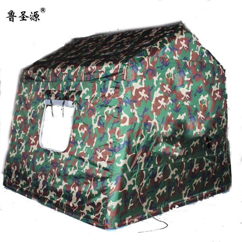 鲁圣源 篷布充气帐篷 2.2*2.2*2.2m 个高清大图