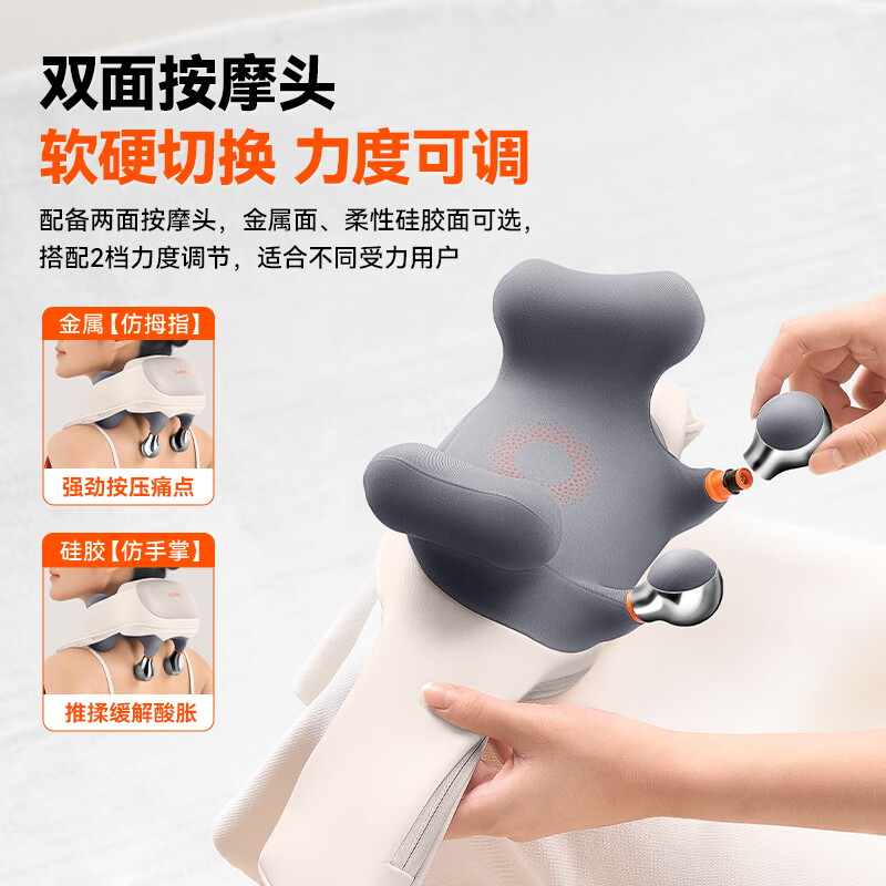科普菲肩颈按摩器腰部背部颈部按摩仪披肩斜方肌热敷揉捏KPF-Neck12A/B