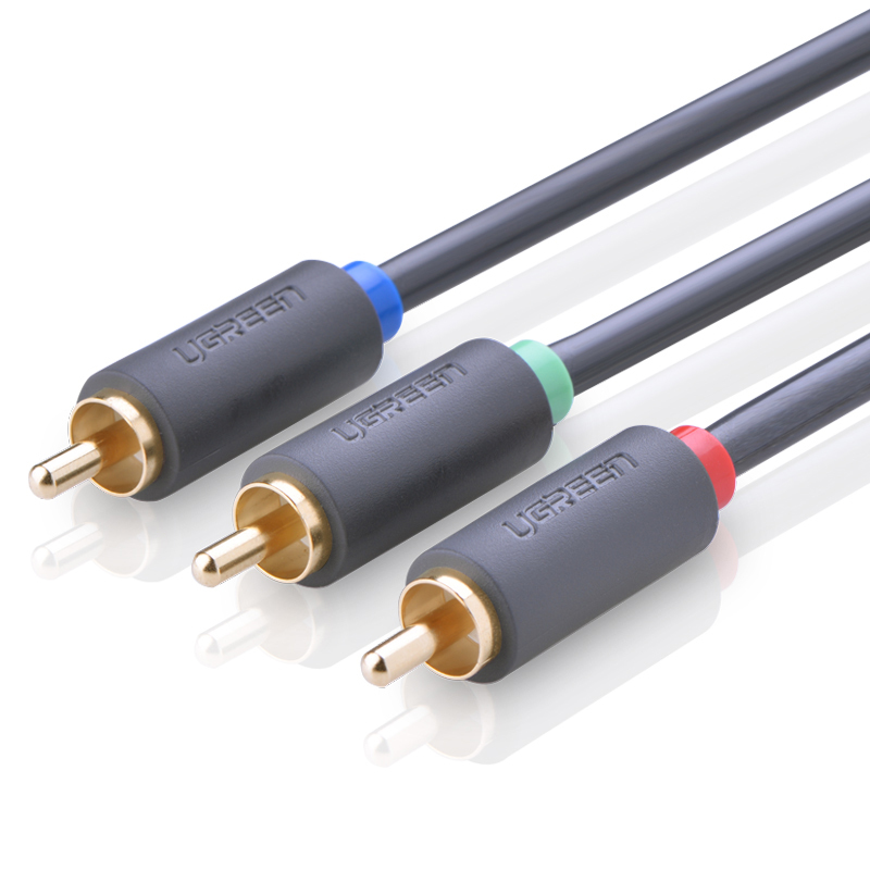 绿联AV106 YcbCr色差线AV线分量线视频线 1.5米 10535