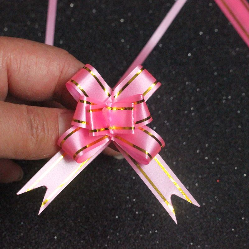 个迷你手拉花小号蝴蝶结结婚庆用品包装盒糖盒装饰拉花节日礼品彩带