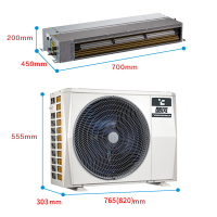 酷风(Coolfree)中央空调一拖一大1.5匹变频风管机冷暖家用GRD35T2W/BP2N1Y-CF(3)