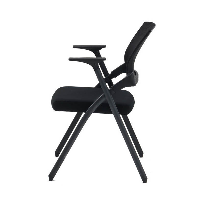 慧采云 培训椅会议椅折叠网面办公椅黑色商务时尚简约办公椅