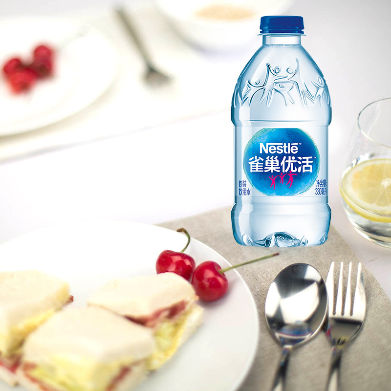 雀巢(Nestle)优活 饮用水 330ml*24瓶 整箱装
