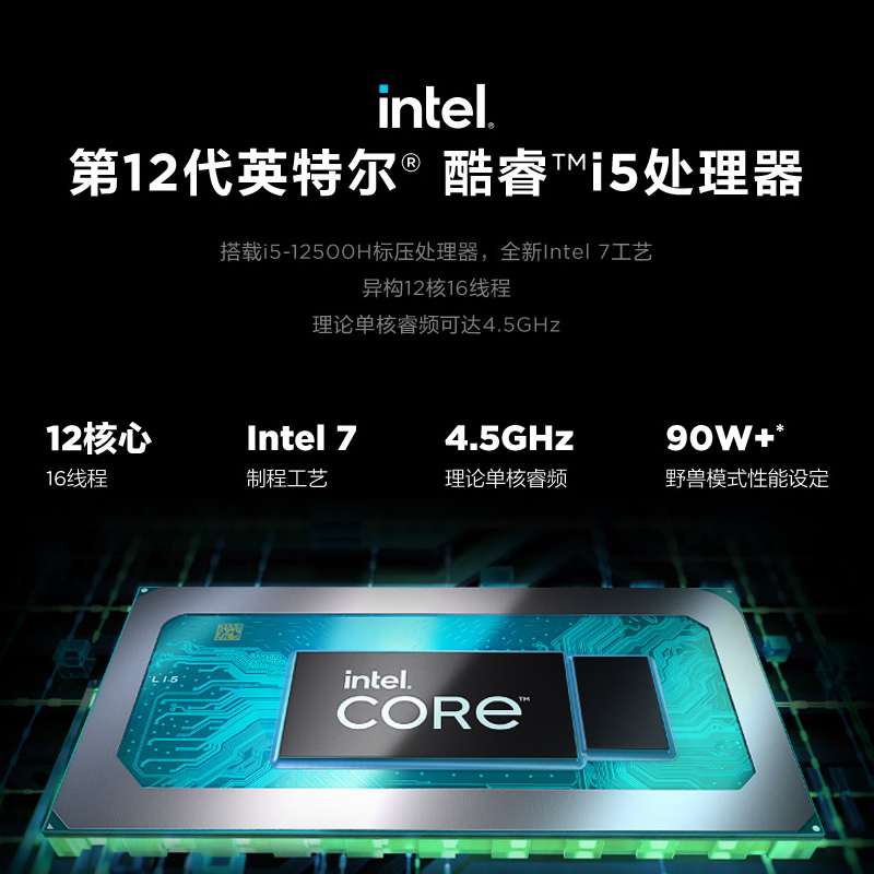 联想(Lenovo)拯救者Y7000P 2022 15.6英寸游戏本笔记本电脑(12代酷睿i5-12500H 16G 512G RTX3050Ti 2.5k 165Hz)星耀银高清大图