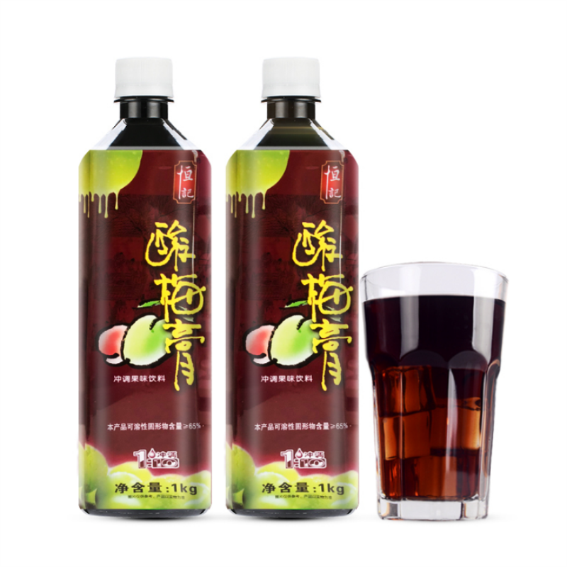 恒记 酸梅膏1kg(浓缩型)1瓶