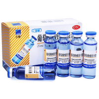 三精 葡萄糖酸锌口服液10ml*12支 蓝瓶的儿童补锌营养不良厌食