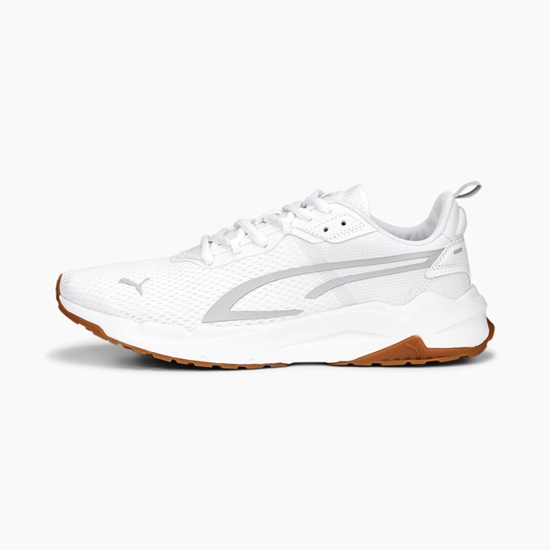 PUMA 减震耐磨 低帮 跑步鞋 男女同款 白棕1PU38942202