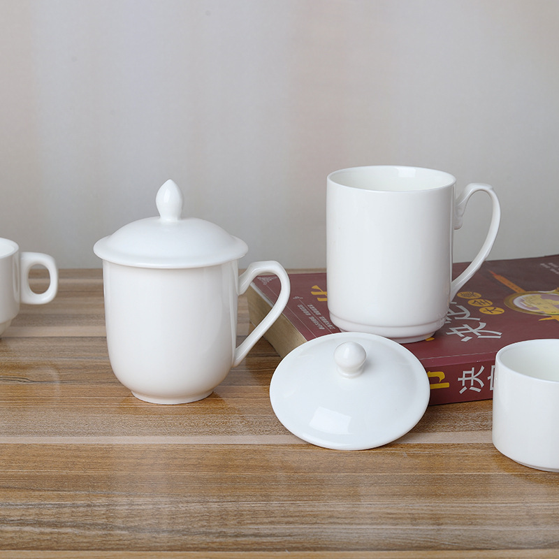 誉雀 T40 金边会议杯 茶杯 (计价单位:个)白色高清大图