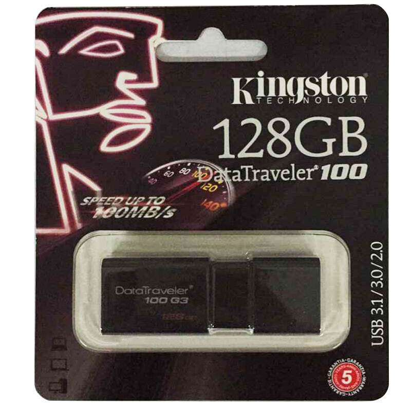 金士顿(KINGSTON)DT100G3/128GU盘 USB3.0 