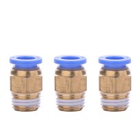 冰禹 SNll-15 PC外螺纹直通接头 PC8-02/10-03/12-04快插气动 气管接头 PC12-01 10个