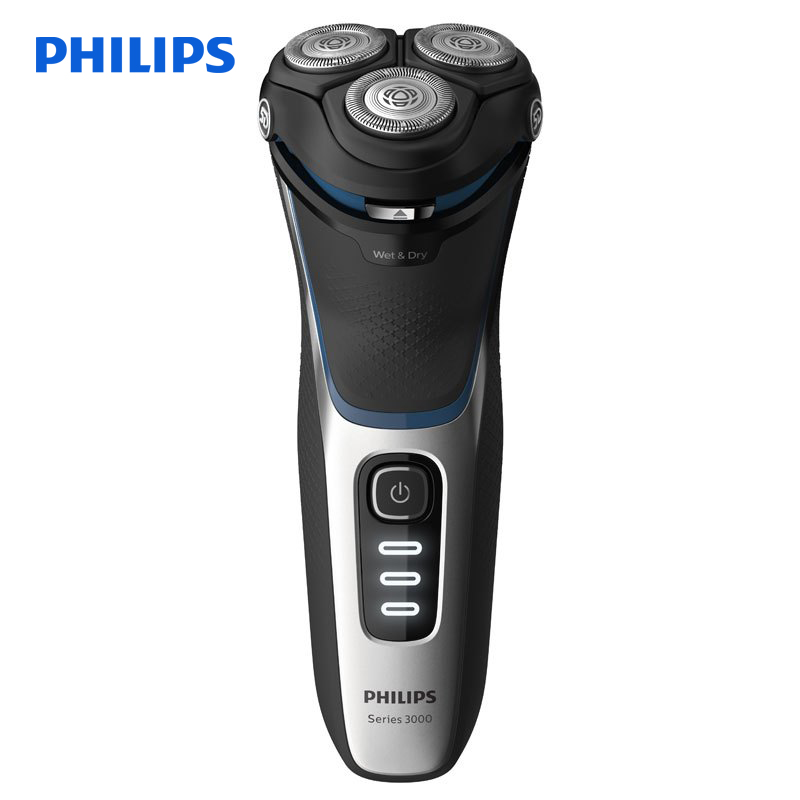 飞利浦(PHILIPS)剃须刀电动高端刮胡刀 全身水洗1小时快充 旅行便携整机进口胡须刀 S3206