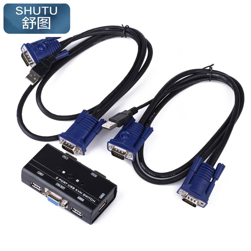 舒图 VGA KVM切换器2口手动/台高清大图