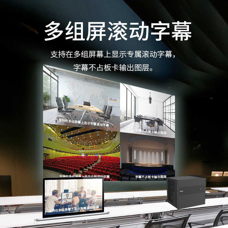 润普Runpu会议音视频专业高清混合矩阵36进36出可视化拼控多功能无缝视频矩阵切换器RP-XNY3636S高清大图