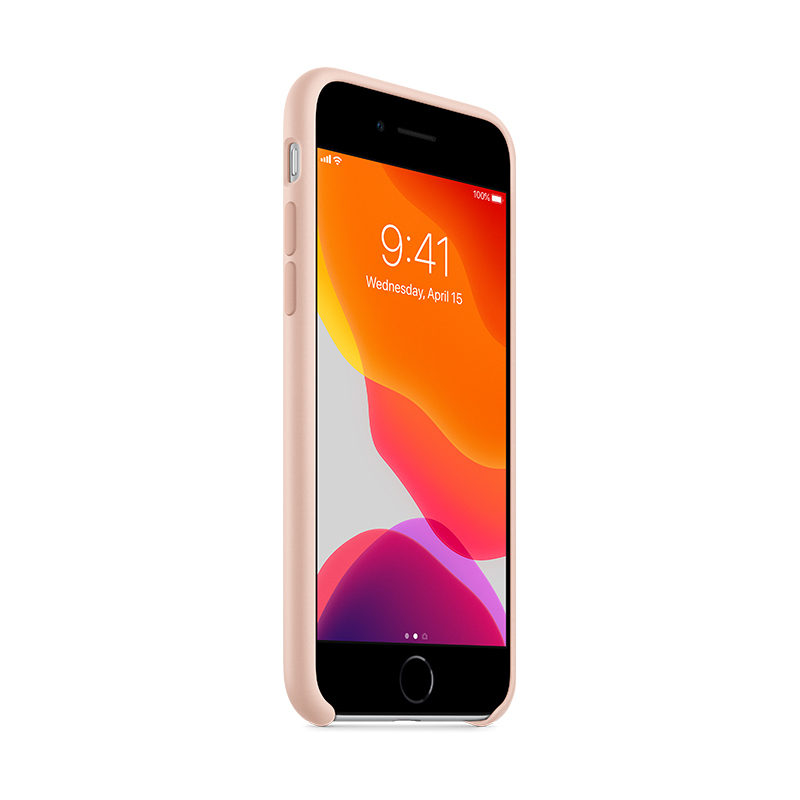 iPhone SE 硅胶保护壳/手机壳-粉砂色