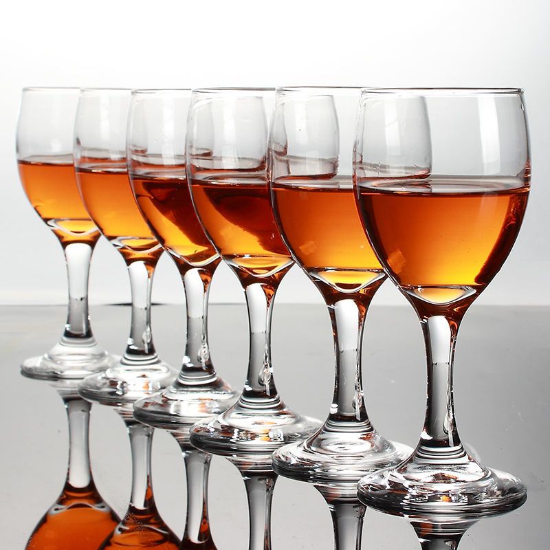 家用餐厅46只装葡萄酒杯玻璃高脚杯红酒杯洋酒杯香槟杯葡萄酒杯