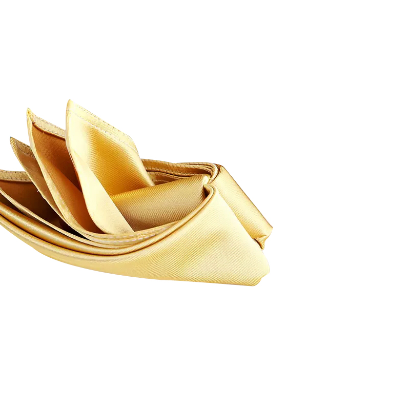 同坤金黄色方巾 50*50cm单个装高清大图