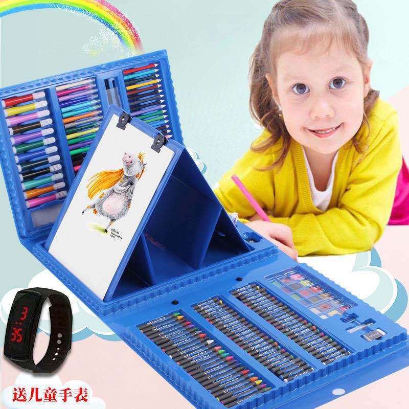 儿童水彩笔绘画套装画画套装文具学习用品画笔铅笔小学生美术用品