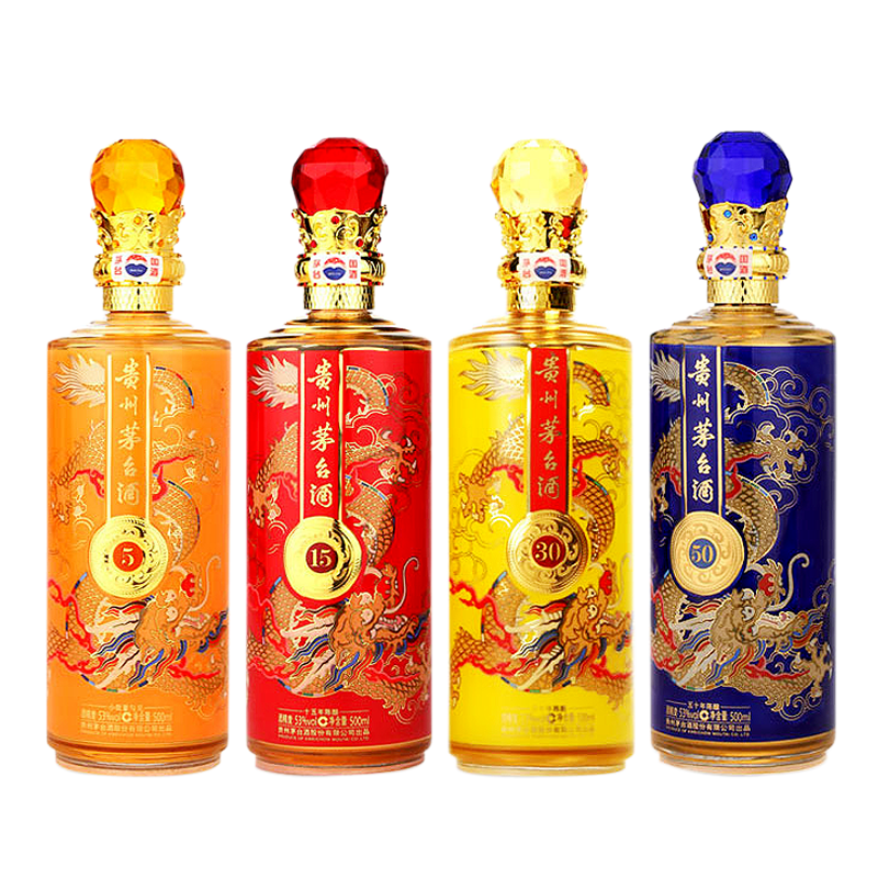 贵州茅台 巴拿马百年金奖 珍藏版套装 53度 500ml*4瓶 酱香型白酒高清大图
