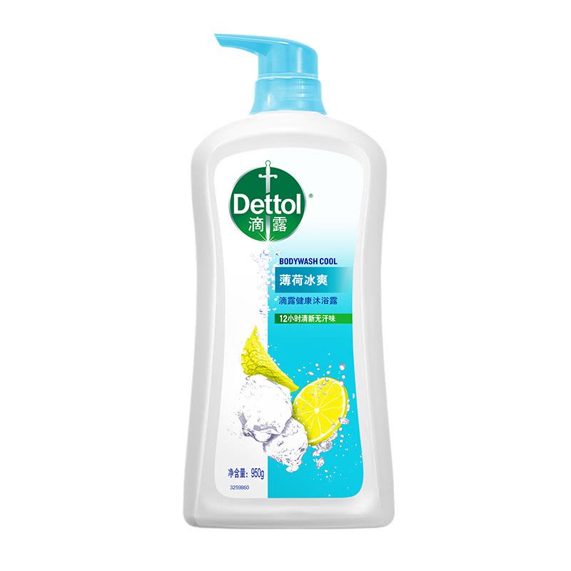 滴露沐浴露薄荷冰爽950g图片
