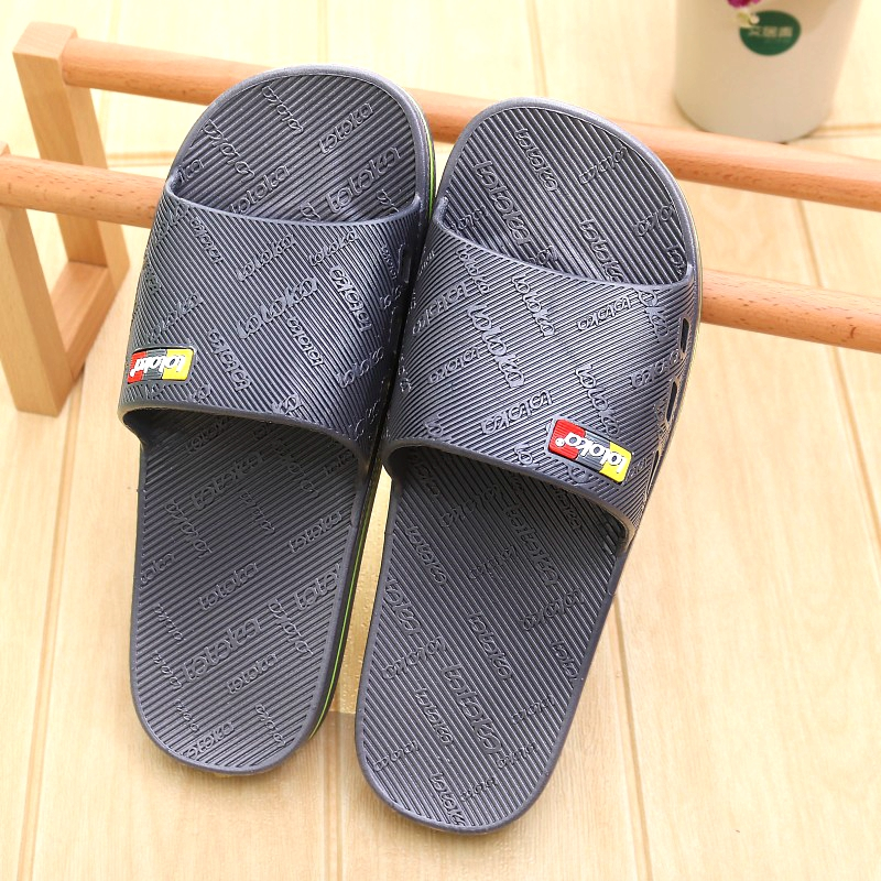 路路佳拖鞋男夏季家居拖鞋室内防滑浴室拖鞋女厚底洗澡凉拖鞋家用