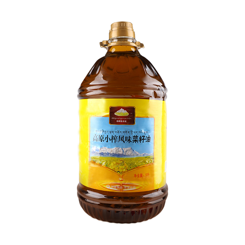 珠峰格桑花 高原小榨风味菜籽油 非转基因西藏高原精品菜籽油食用油 烹饪百搭 家用炒菜