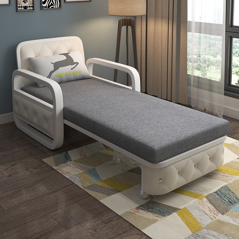 寻木匠折叠沙发床1米宽单人小户型网红款可放在客厅的多功能两用伸缩