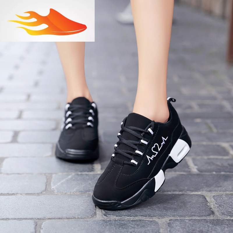 basket春季特大码女鞋4143平底加厚跑步鞋运动鞋42平底女士休闲鞋女44