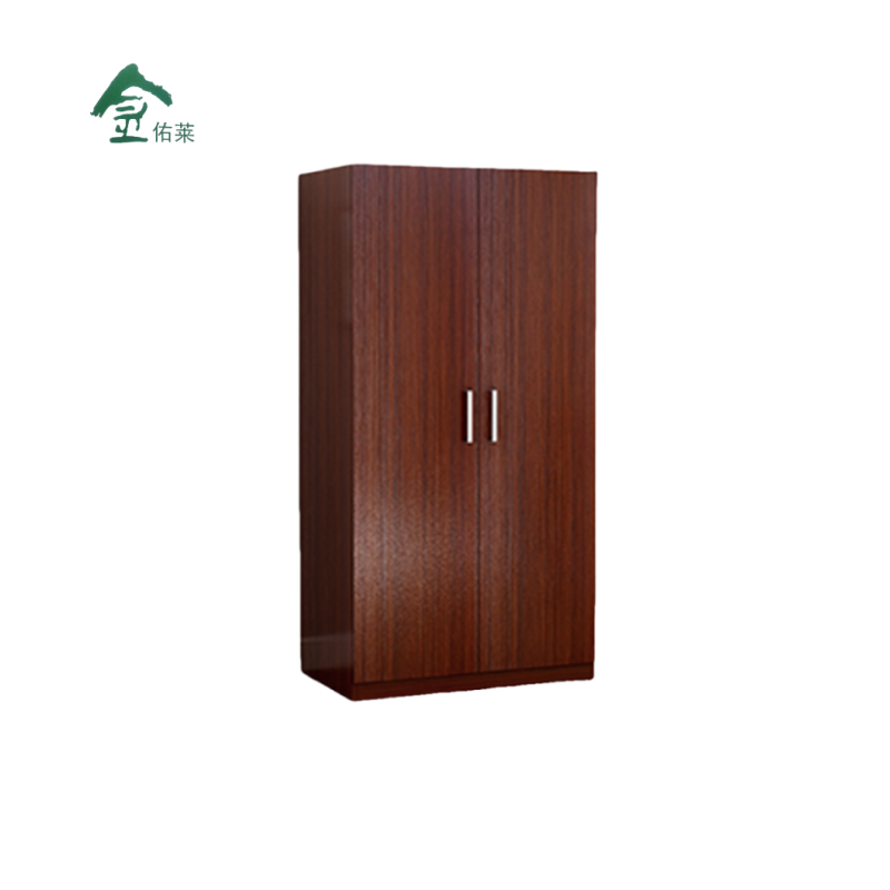 金佑莱二门更衣柜木制双门衣柜定制衣柜板式衣柜 个(900x400x1850mm)高清大图