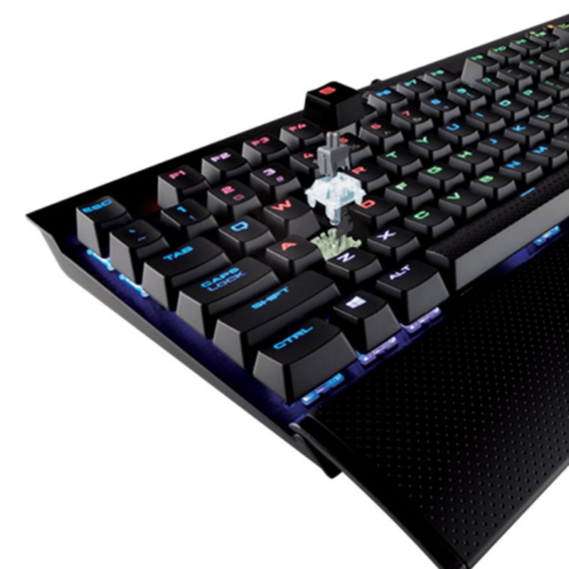 美商海盗船(USCorsair)K70 RGB 银轴 游戏背光机械键盘 绝地求生吃鸡利器 防泼溅防尘