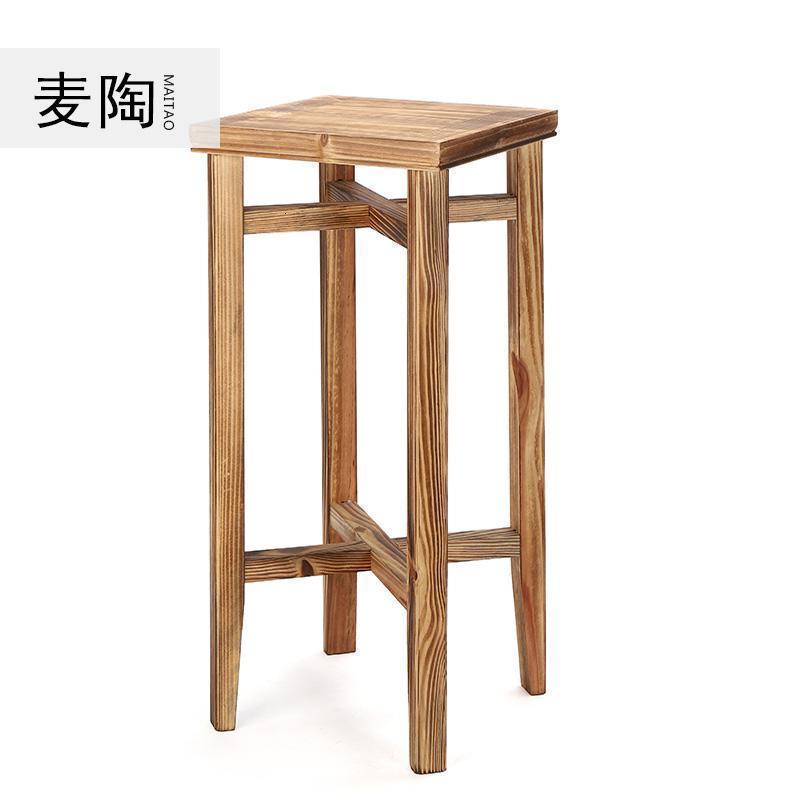 实木花架客厅置物架室内简约现代装饰玄关盆景架_412