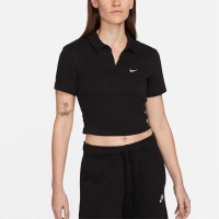 NIKE耐克短袖T恤运动休闲透气针织短款女装POLO衫DV7885-010 CEdwv