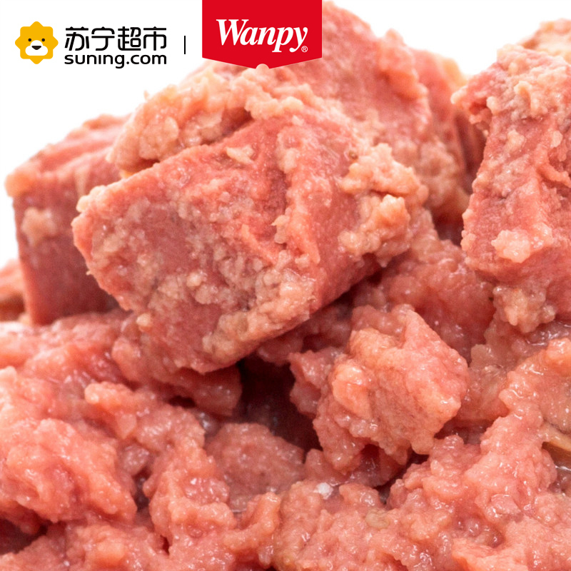 Wanpy顽皮狗罐头牛肉罐头160g*24入狗湿粮整箱狗狗罐头零食拌饭