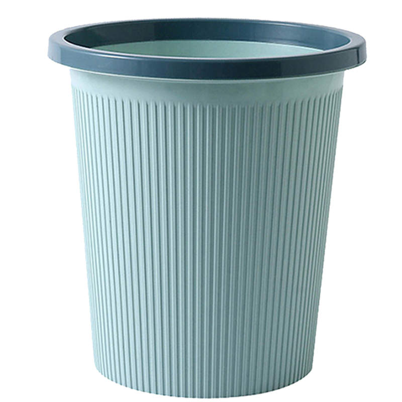 奇桄烁垃圾桶小号浅蓝色/个高清大图