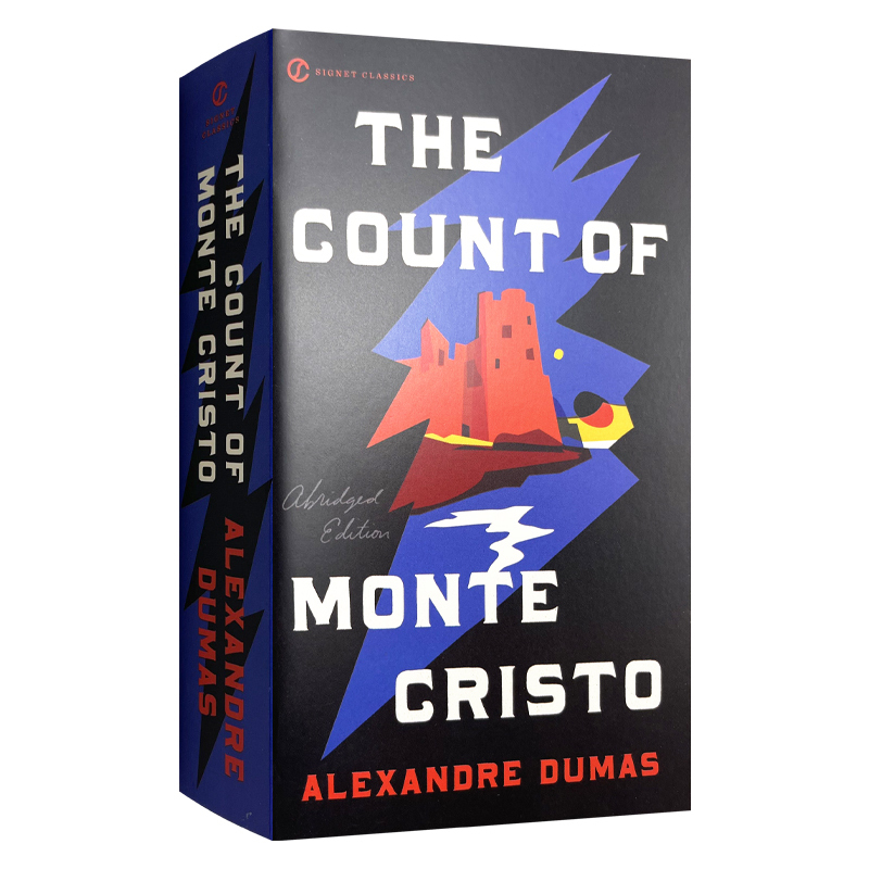 基督山伯爵 皮质封面 [正版]英文原版 Count Of Monte Cristo 基督山伯爵 黑经典 英文版 进口英语